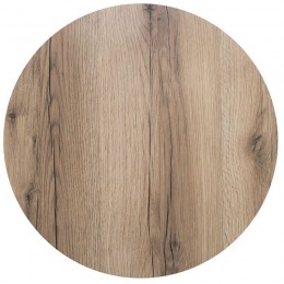 HPL (High Pressure Laminated) Επιφάνεια Τραπεζιού Φ80cm/12mm Απόχρωση Natural Wood, Εξωτερικού χώρου Ε102,441