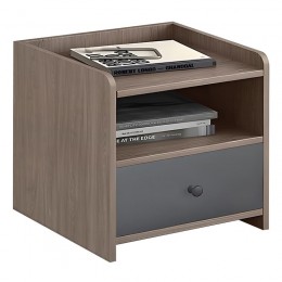 ORIENT Κομοδίνο με 1 Συρτάρι, 43x40x49cm Απόχρωση Sonoma Oak-Grey Ε7430,1
