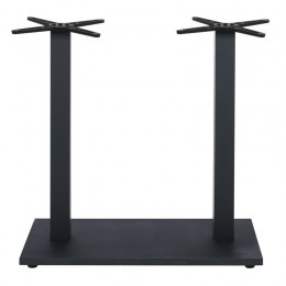PRATO-W Βάση Τραπεζιού BAR 70x40cm H.93cm Μέταλλο Βαφή Μαύρο / 17,50Kg Ε0682,W1