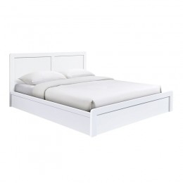 LIFE LUX Κρεβάτι Διπλό 168x210x100cm για Στρώμα 160x200cm, Απόχρωση Άσπρο Ε73860,1