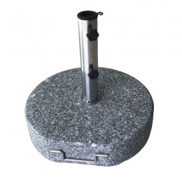 ΒΑΣΗ ομπρέλας στρογγυλή Φ50 H.7,5/37cm Γρανίτης/Inox #304 (40Kg) Ε933