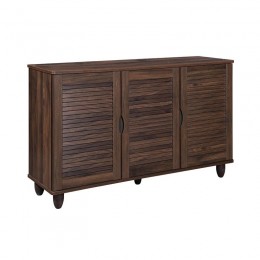 Παπουτσοθήκη 3 Πόρτες 110x33x77cm Απόχρωση Καρυδί Ε83730