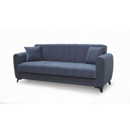 JEROM Καναπές – Κρεβάτι με Αποθηκευτικό Χώρο, Sofa:210x78x78 Bed:105x180cm 3Θέσιος Ύφασμα Ανθρακί Ε9936,2