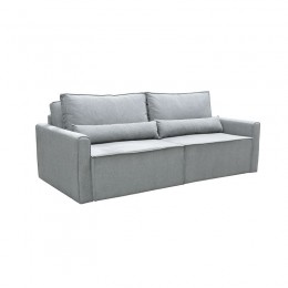 LIDRA Καναπές – Κρεβάτι 2Θέσιος, Sofa:210x110x85 Bed:137x190cm Ύφασμα Γκρι Ε9937,1