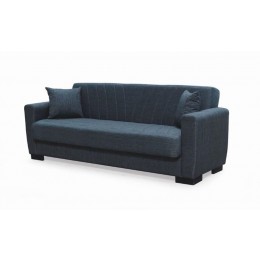 GALAXY Καναπές – Κρεβάτι με Αποθηκευτικό Χώρο, Sofa:210x78x78 Bed:105x180cm 3Θέσιος Ύφασμα Σκούρο Γκρι Ε9938,1