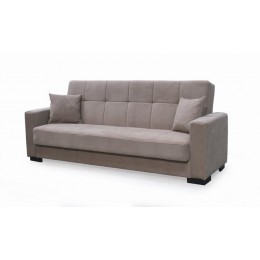 CARSON Καναπές – Κρεβάτι με Αποθηκευτικό Χώρο, Sofa:225x94x88 Bed:120x190cm 3Θέσιος Ύφασμα Καφέ Ε9939,1