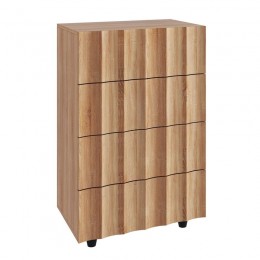 MOTION Συρταριέρα με 4 Συρτάρια, Απόχρωση Φυσικό