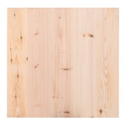 Επιφάνεια Τραπεζιού 70x70cm/40mm από Ξύλο Πεύκου, Άβαφο Ε2212