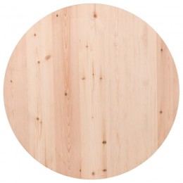 Επιφάνεια Τραπεζιού Φ100cm/40mm από Ξύλο Πεύκου, Άβαφο Ε2213