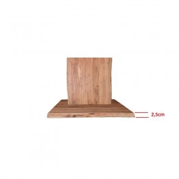 LIZARD-W Slim Επιφάνεια Τραπεζιού, 160x90x2,5cm Ξύλο Ακακίας Φυσικό ΕΑ711,4SW