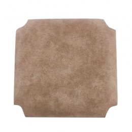 ΤΑΠΕΤΣΑΡΙΑ Σκαμπό Καφενείου, Ύφασμα Suede Μπεζ