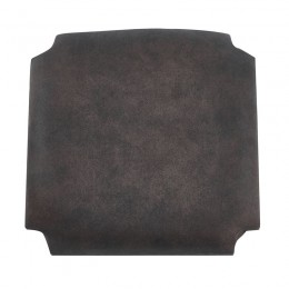 ΤΑΠΕΤΣΑΡΙΑ Σκαμπό Καφενείου, Ύφασμα Suede Ανθρακί