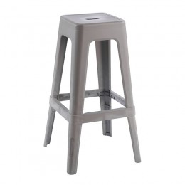 RELIX PP Σκαμπό BAR Στοιβαζόμενο, PP Απόχρωση Sand Beige