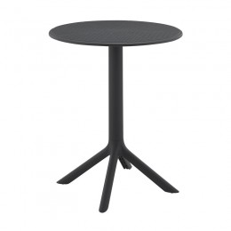 MODA-H Τραπέζι Κήπου - Βεράντας, PP - UV Protection, Απόχρωση Ανθρακί