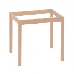 ΚΑΦΕΝΕΙΟΥ Βάση Τραπεζιού Οξιά Λυόμενο για Επιφάνεια 60x60cm, Άβαφο