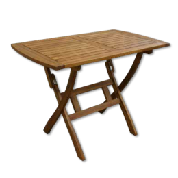 Τραπέζι ξύλινο πτυσσόμενο 100x60x72cm light acacia TAB-B10F/ACA