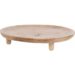 ΔΙΣΚΟΣ ΜΕ ΠΟΔΙ ΞΥΛΟ MANGO D37CM A44340020