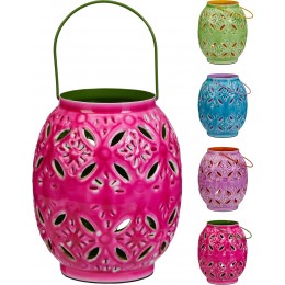 ΦΑΝΑΡΙ ΜΕΤΑΛΛΙΚΟ 18CM ΣΕ 4 ΧΡΩΜΑΤΑ A67825220