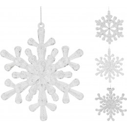 XMAS ΣΤΟΛΙΔΙ ΧΙΟΝΟΝΙΦΑΔΑ 12Χ12CM 3 ΣΧΕΔΙΑ AKP100010