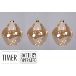 ΣΤΟΛΙΔΙΑ ΜΠΑΛΕΣ ΜΕ LED ΧΡΥΣΟ ΣΕΤ 3ΤΜΧ ARZ100600