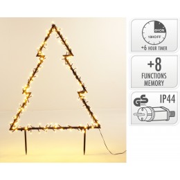 ΔΙΑΚΟΣΜΗΤΙΚΟ ΔΕΝΤΡΟ ΕΣ/ΕΞ ΧΩΡΟΥ ΜΕ ΦΩΤΑΚΙΑ 72Χ100CM WW AX2500140