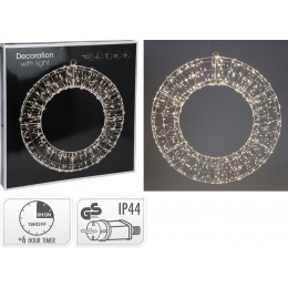 ΔΙΑΚΟΣΜΗΤΙΚΟ ΣΤΕΦΑΝΙ ΜΕ 840LED WARM WHITE 58CM AX5310620