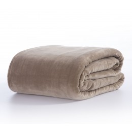 NEF-NEF ΚΟΥΒΕΡΤΑ FLEECE ΜΟΝΗ 160x220CM COSY BEIGE 031659