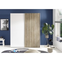 BERNO ΝΤΟΥΛΑΠΑ 170x57x196cm ΛΕΥΚΟ 58-093-FE