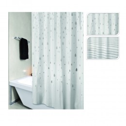 Κουρτίνα μπάνιου 180x180cm polyester/3 σχέδια CY2100930