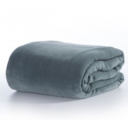 NEF-NEF ΚΟΥΒΕΡΤΑ FLEECE ΜΟΝΗ 160x220CM COSY DUSTY BLUE 031659