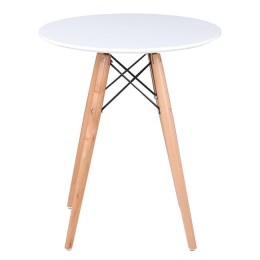 ART Wood Tραπέζι Άσπρο MDF D60x70,5cm  Ε7082,1
