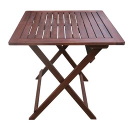 Easy Τραπέζι Πτυσσόμενο 60x60xH70cmΞύλο Acacia Ε20090,9