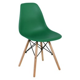 ART Wood Καρέκλα Ξύλο / PP Πράσινο ΕΜ123,4W