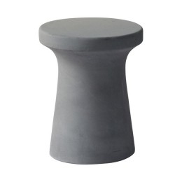 CONCRETE Σκαμπώ Cement D.35 H.45cm Grey Ε6205