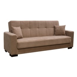 CARSON Καναπές – Κρεβάτι με Αποθηκευτικό Χώρο, Sofa:225x94x88 Bed:120x190cm 3Θέσιος Ύφασμα Καφέ Ε9939,1