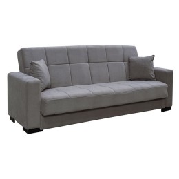 CARSON Καναπές – Κρεβάτι με Αποθηκευτικό Χώρο, Sofa:225x94x88 Bed:120x190cm 3Θέσιος Ύφασμα Γκρι Ε9939,2