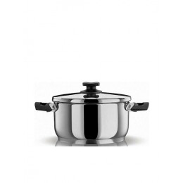 Pyramis Classic Βαθιά Ανοξείδωτη Κατσαρόλα 4.2lt / 22cm 015022201