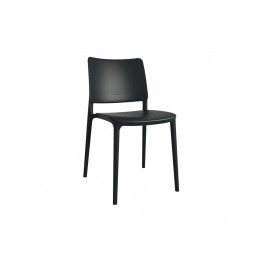 Joy-S καρέκλα 49x53,5x76,5(45,5)cm ΜΑΥΡΟ 343-25488