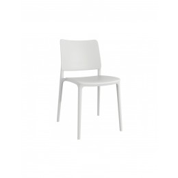 Joy-S καρέκλα 49x53,5x76,5(45,5)cm WHITE 343-25486