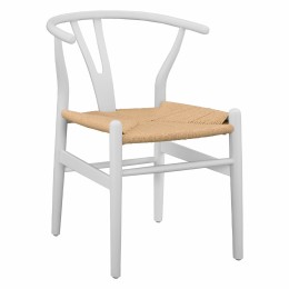 Brave Καρέκλα σε 56X52X76Υcm Οξιά Λευκό HM8695.04