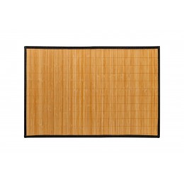 Bamboo χαλί 60x90cm/ΦΥΣΙΚΟ-ΜΑΥΡΟ