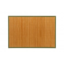 Bamboo χαλί 60x90cm/ΦΥΣΙΚΟ-ΠΡΑΣΙΝΟ
