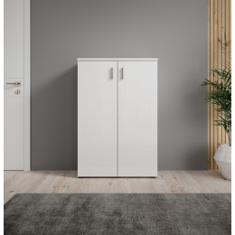 Lincoln 1 ΝΤΟΥΛΑΠΙ παπουτσοθήκη 80x35xH120cm ΜΕΛΑΜΙΝΗ/ΛΕΥΚΟ 33-201-13-5