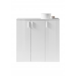 Lincoln 2 ΝΤΟΥΛΑΠΙ παπουτσοθήκη 120x35xH120cm ΜΕΛΑΜΙΝΗ/ΛΕΥΚΟ 33-202-13-5