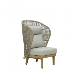 MALI LOUNGE ΠΟΛΥΡΟΝΑ 79.1x77.5x117cm ΞΥΛΟ FSC ΕΥΚΑΛΥΠΤΟΣ