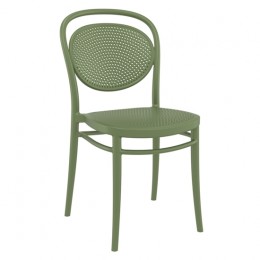 MARCEL OLIVE GREEN καρέκλα PP 45x52x85cm 20.0638