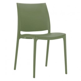 Maya OLIVE GREEN καρέκλα PP 44x50x81cm 20.0141