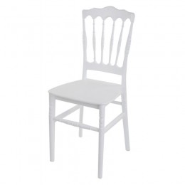 TILIA NAPOLEON XL στοιβαζόμενη καρέκλα 38x41x93cm PP ΛΕΥΚΟ 0189-000-1010