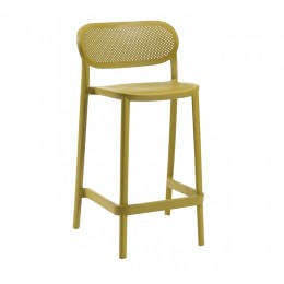 Nuta σκαμπό bar  Technopolymer LIME 48,5x47x102(78/33)cm