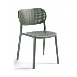 Nuta καρέκλα Technopolymer 52x55x79(45)cm military green 21848-81951
